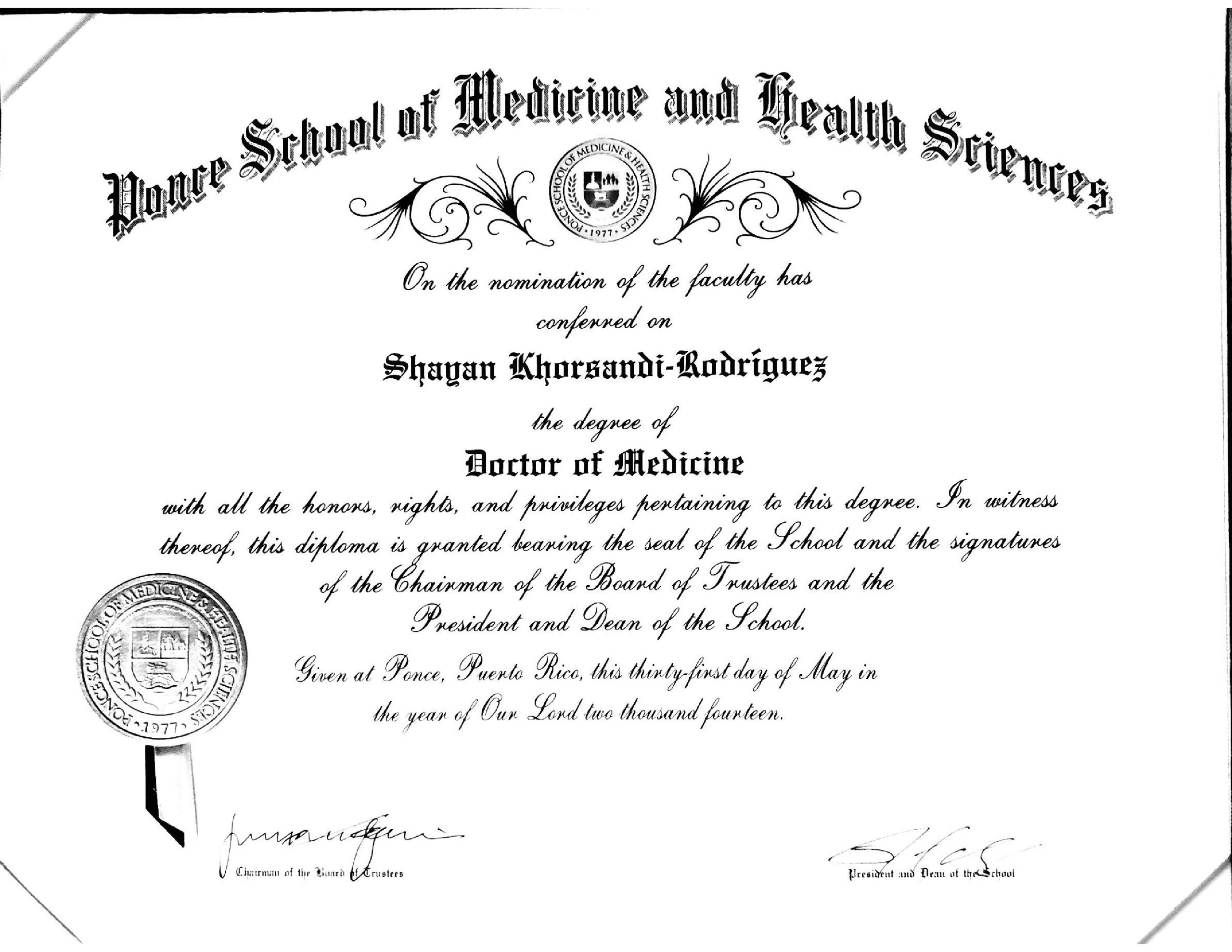 Dr. Shayan Khorsandi - pelvicsolutioninstitute titulo Ponce School Dr. Shayan Khorsandi - pelvicsolutioninstitute titulo Ponce School