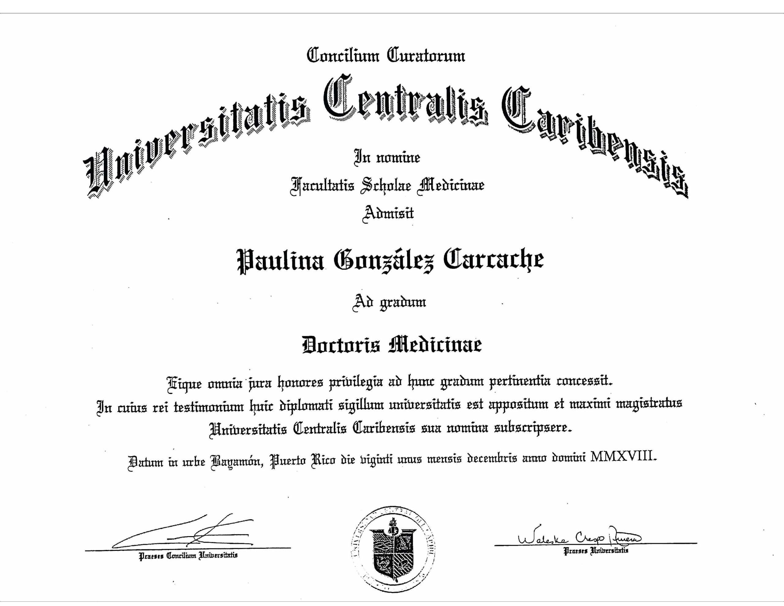 Titulos Dra-03 Dr. Shayan Khorsandi - pelvicsolutioninstitute titulo Ponce School